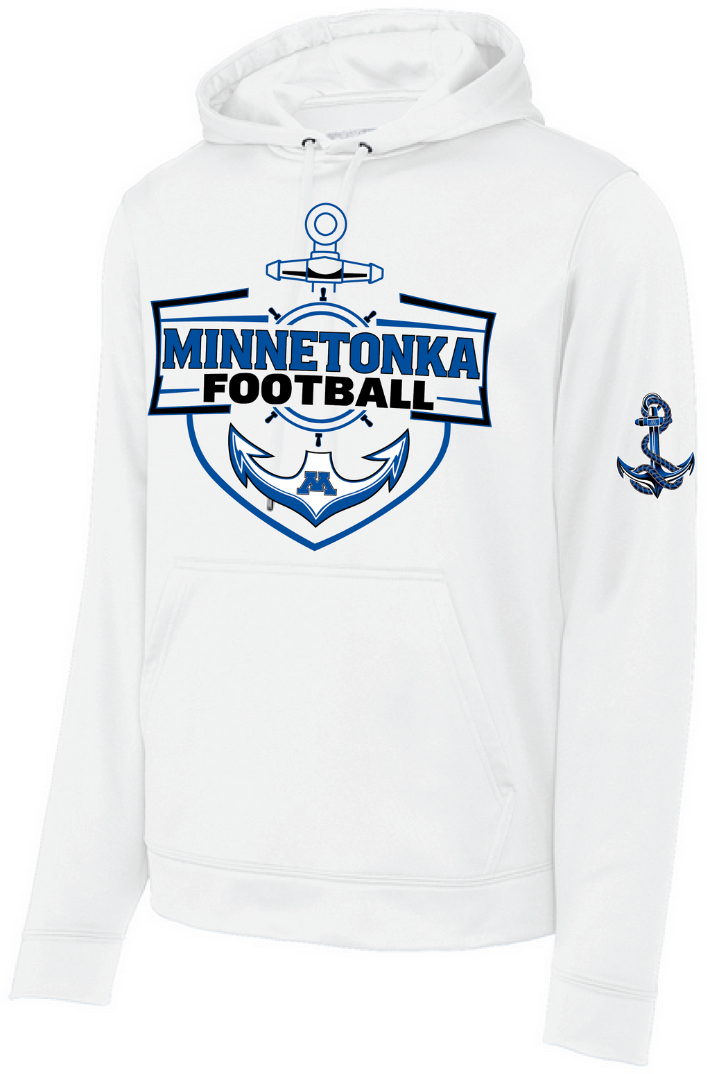 Men's TFA Sport-Wick Mid-Weight Fleece Hooded Pullover