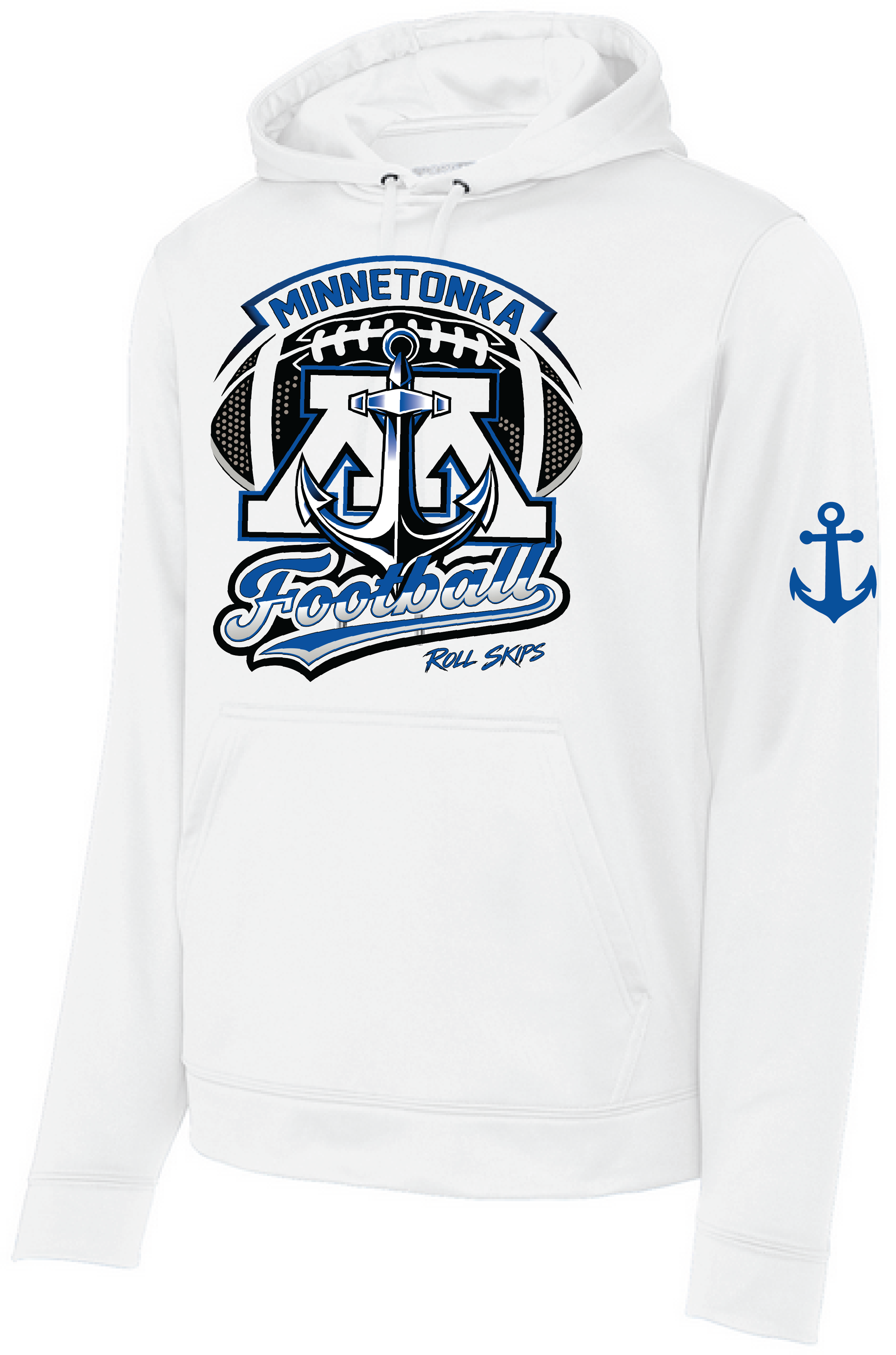 TFA Men's Sport-Wick Mid-Weight Fleece Hooded Pullover