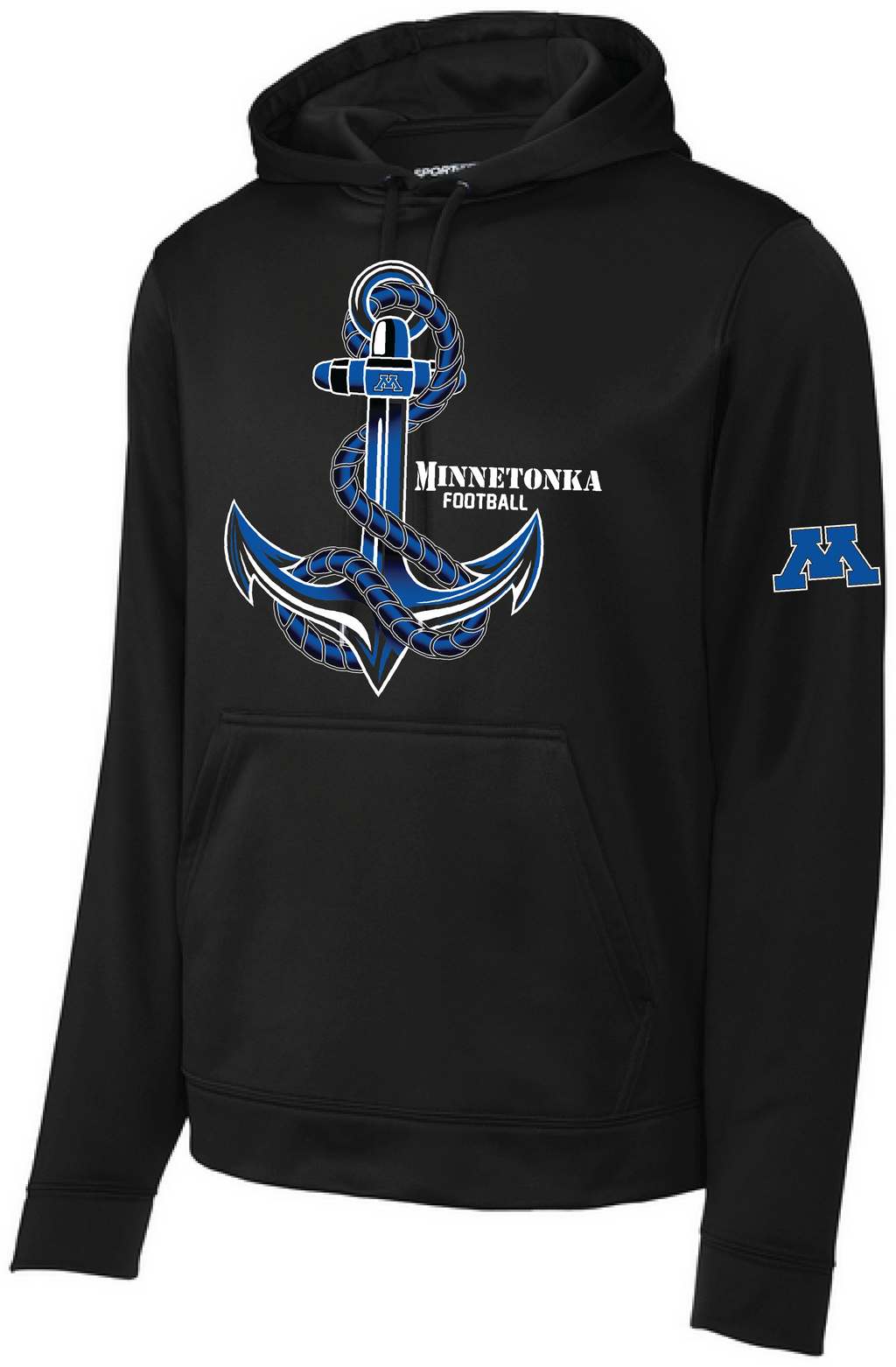 Men's TFA Sport-Wick Mid-Weight Fleece Hooded Pullover