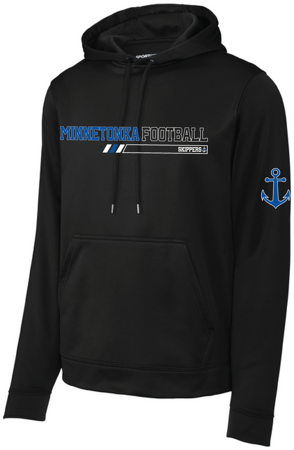TFA Men's Sport-Wick Mid-Weight Fleece Hooded Pullover