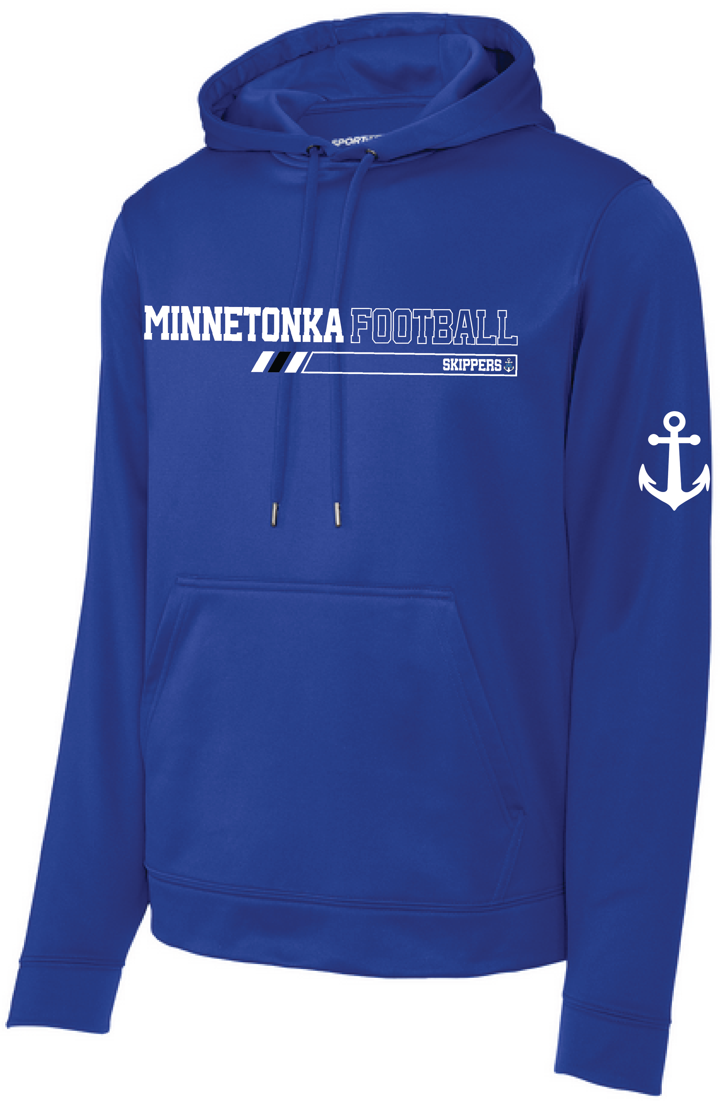 TFA Men's Sport-Wick Mid-Weight Fleece Hooded Pullover