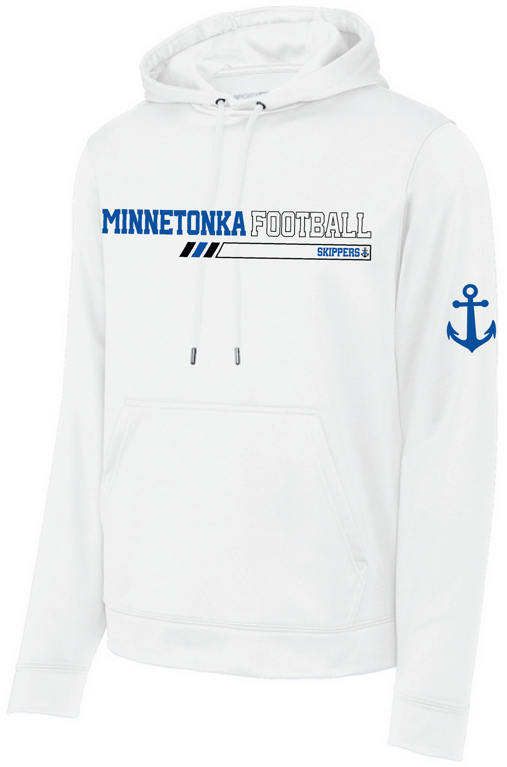 TFA Men's Sport-Wick Mid-Weight Fleece Hooded Pullover