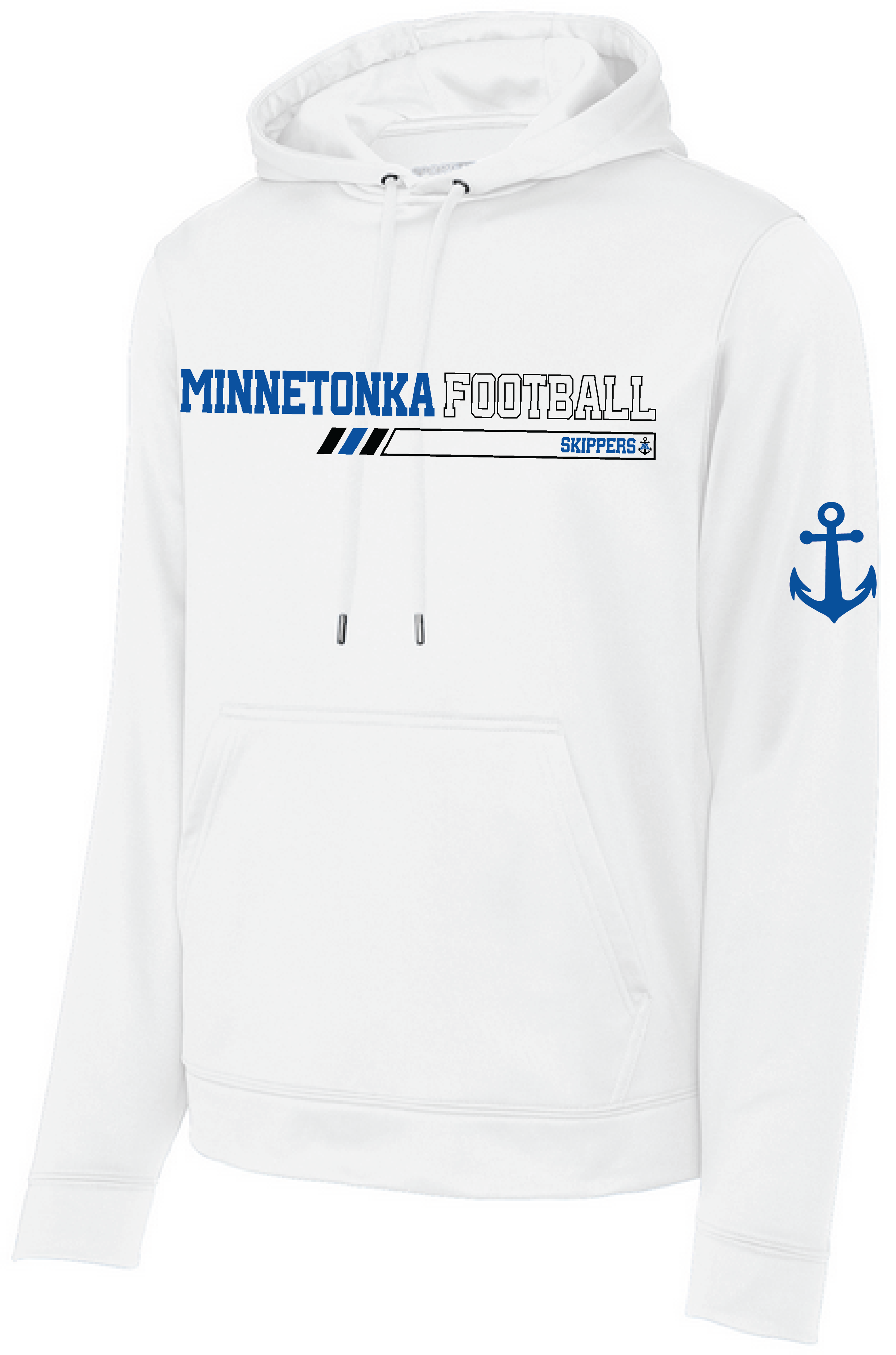 TFA Men's Sport-Wick Mid-Weight Fleece Hooded Pullover