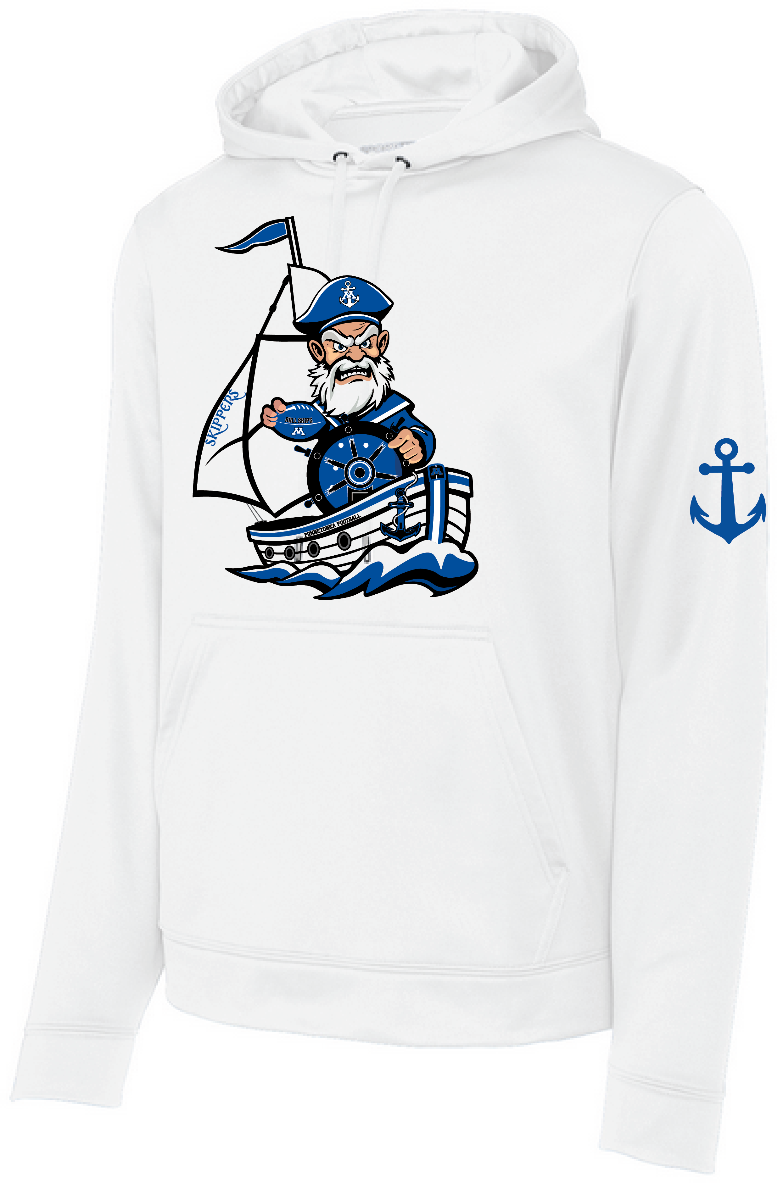 TFA Men's Sport-Wick Mid-Weight Fleece Hooded Pullover