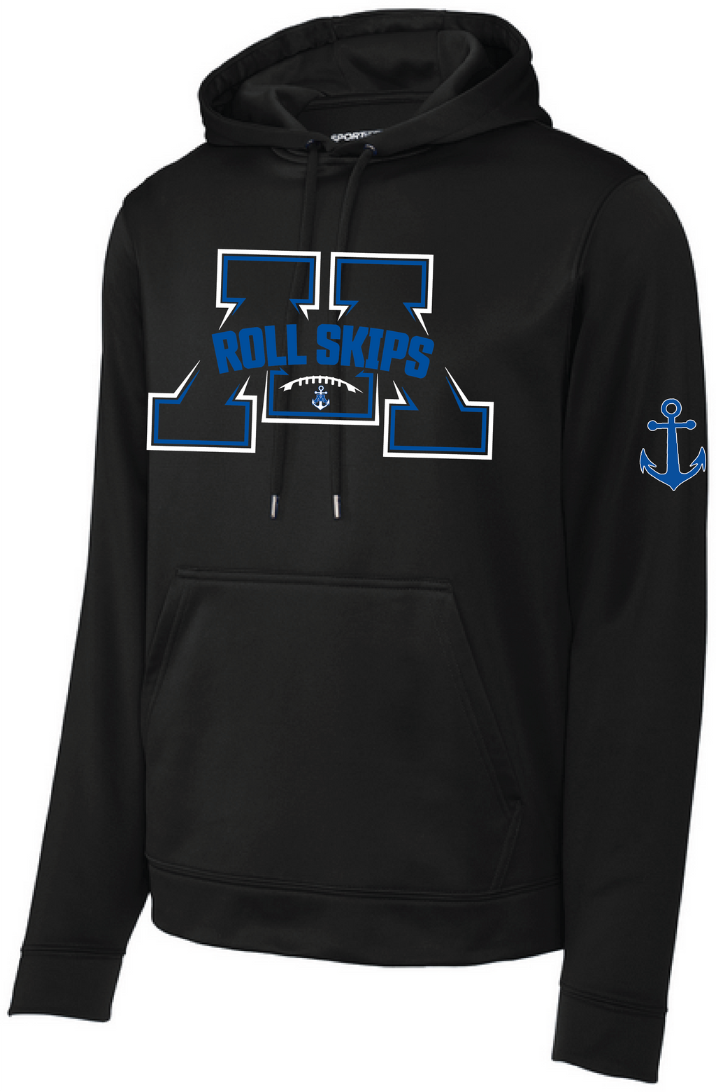 TFA Men's Sport-Wick Mid-Weight Fleece Hooded Pullover