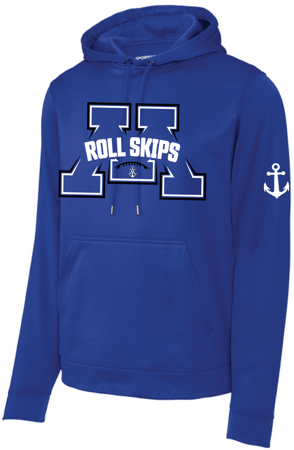 TFA Men's Sport-Wick Mid-Weight Fleece Hooded Pullover