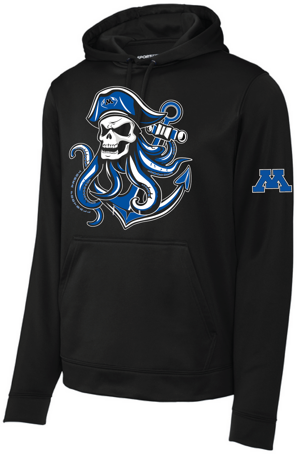 Men's TFA Sport-Wick Mid-Weight Fleece Hooded Pullover