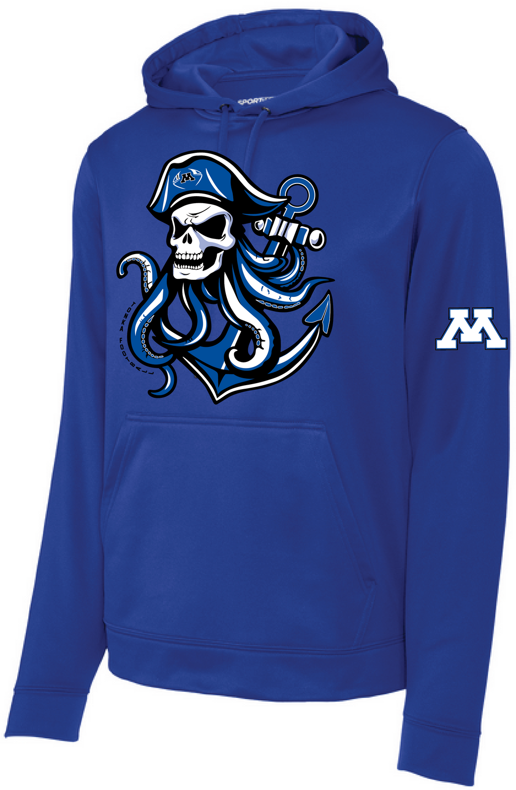 Men's TFA Sport-Wick Mid-Weight Fleece Hooded Pullover