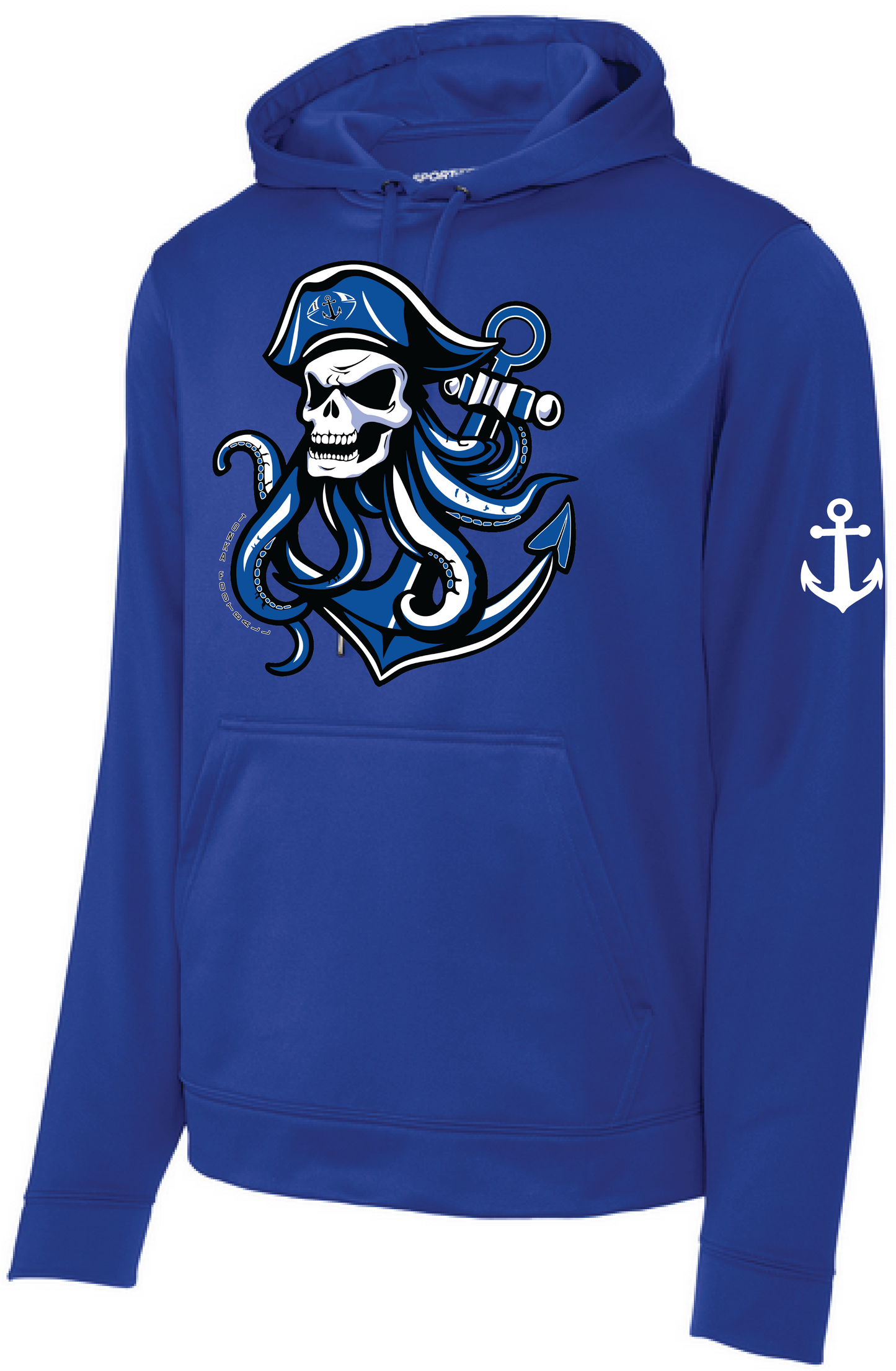Football Men's Sport-Wick® Mid-Weight Fleece Hooded Pullover