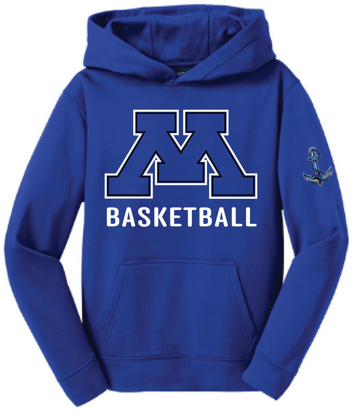 Youth Basketball Sport-Wick Fleece Hoodie