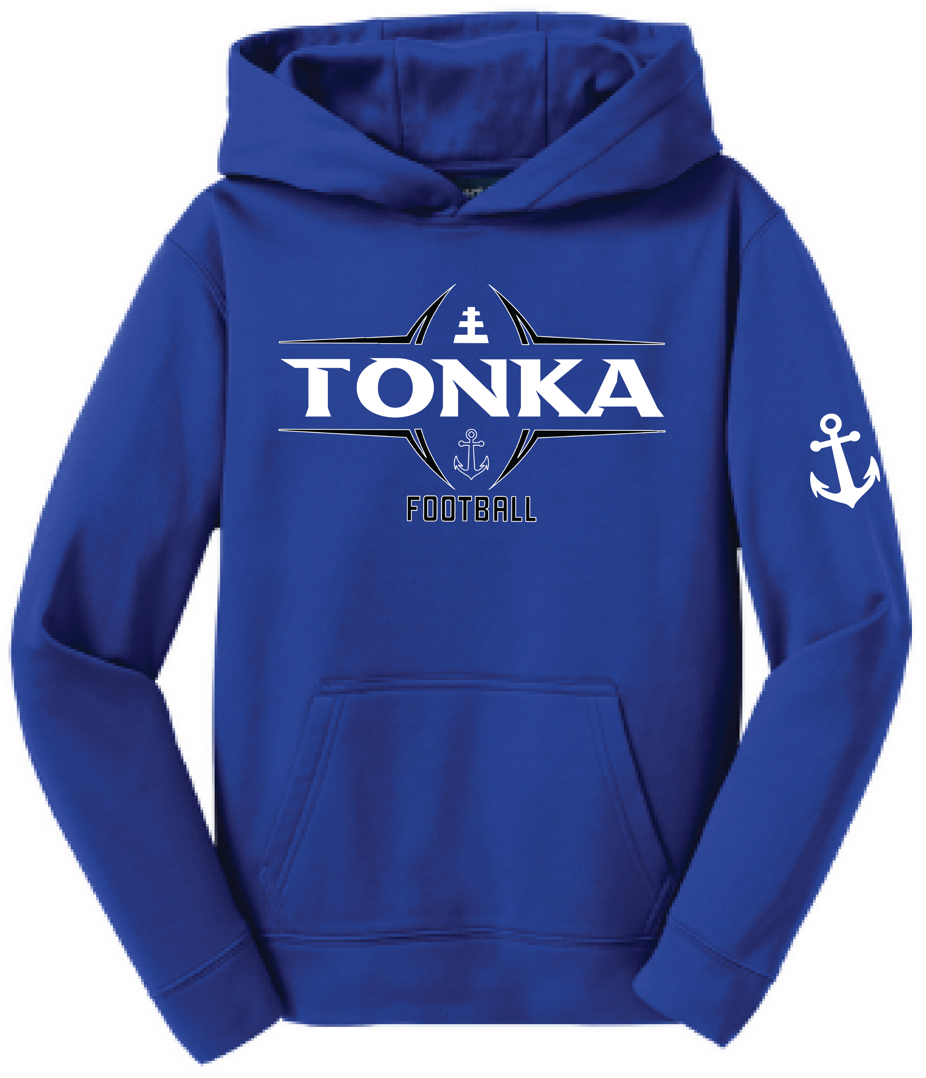 Football Youth Sport-Wick Fleece Hoodie