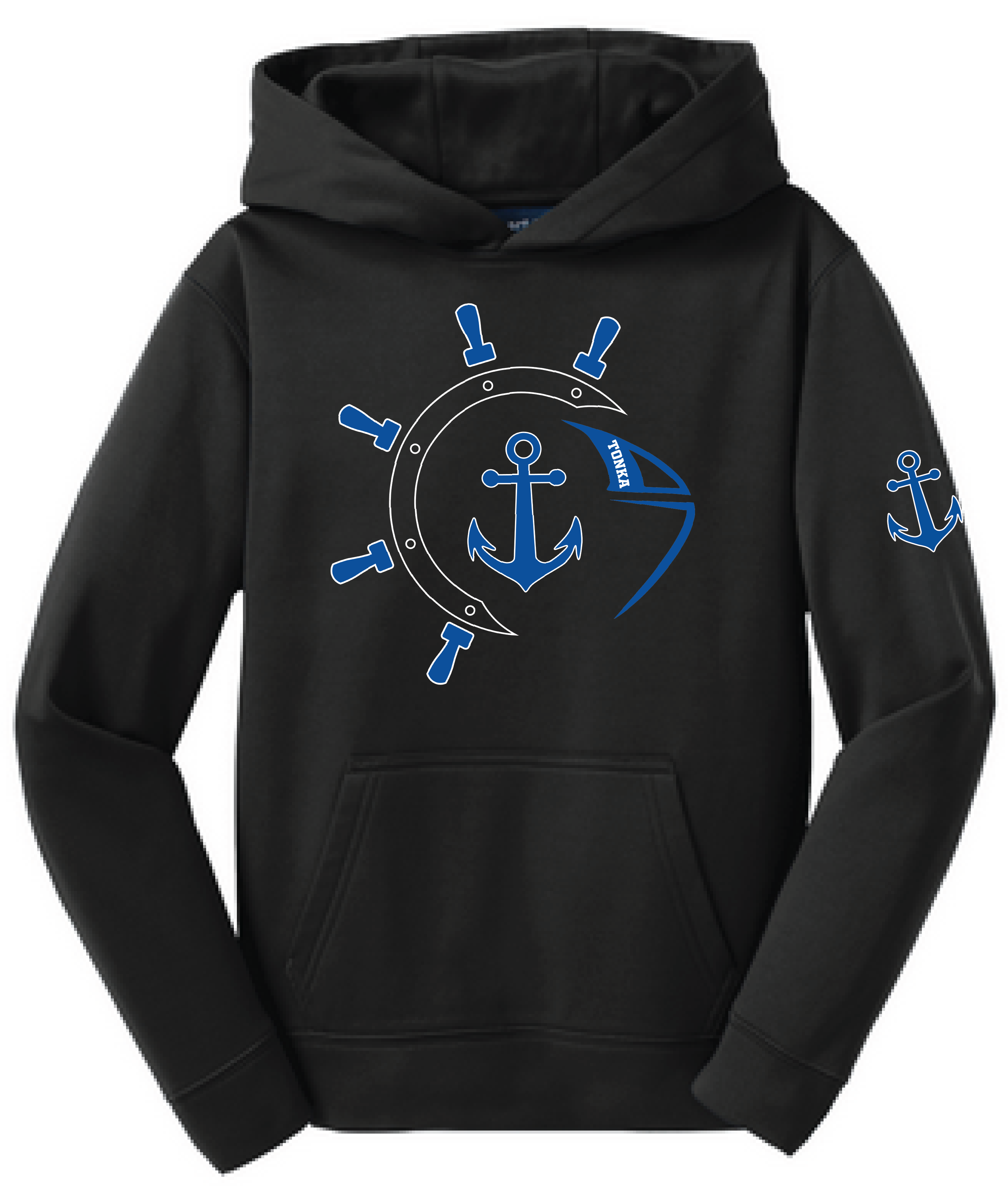 Football Youth Sport-Wick Fleece Hoodie