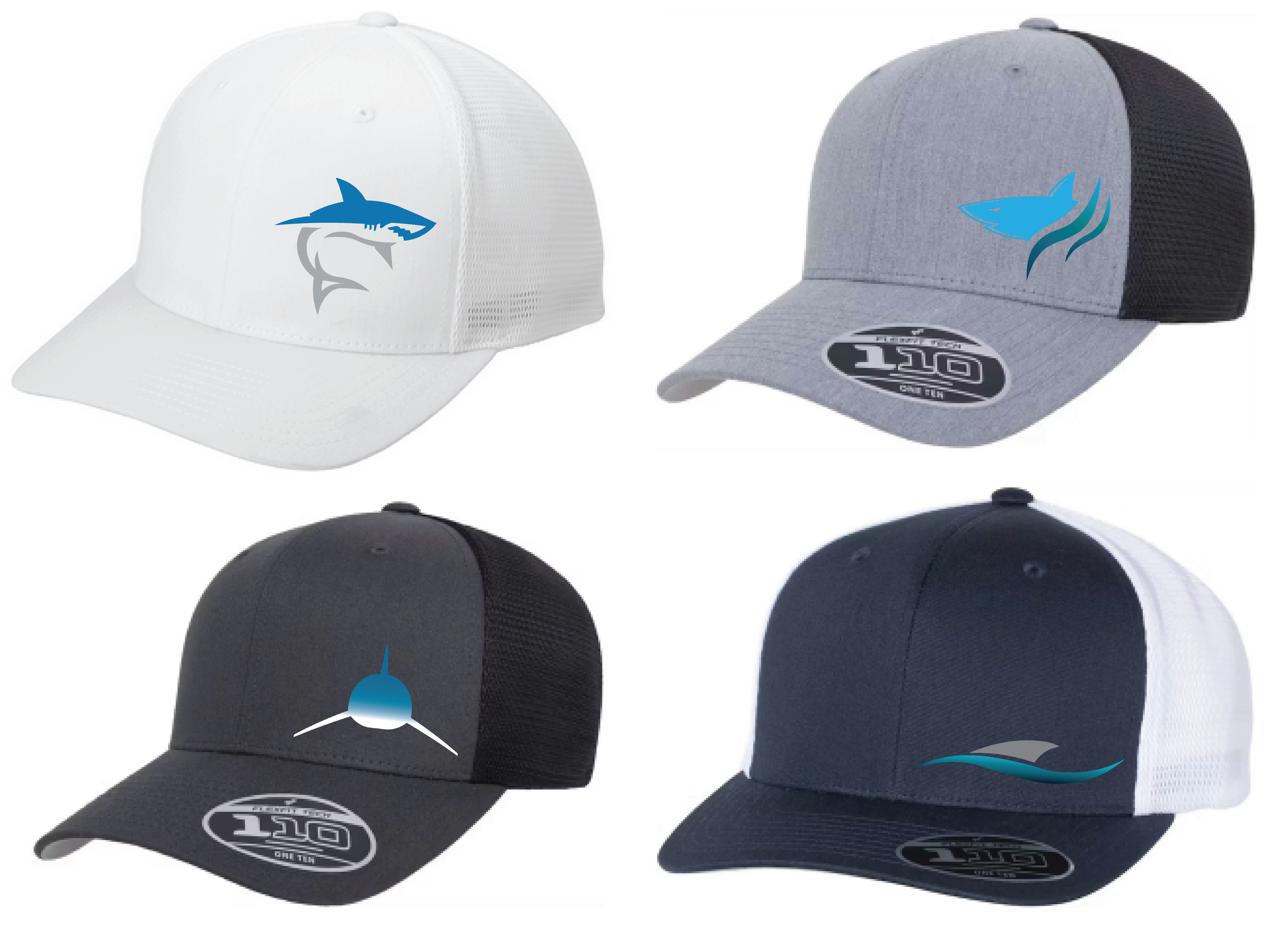 Shark Bait 100 FlexFit Mesh Snapback Hat