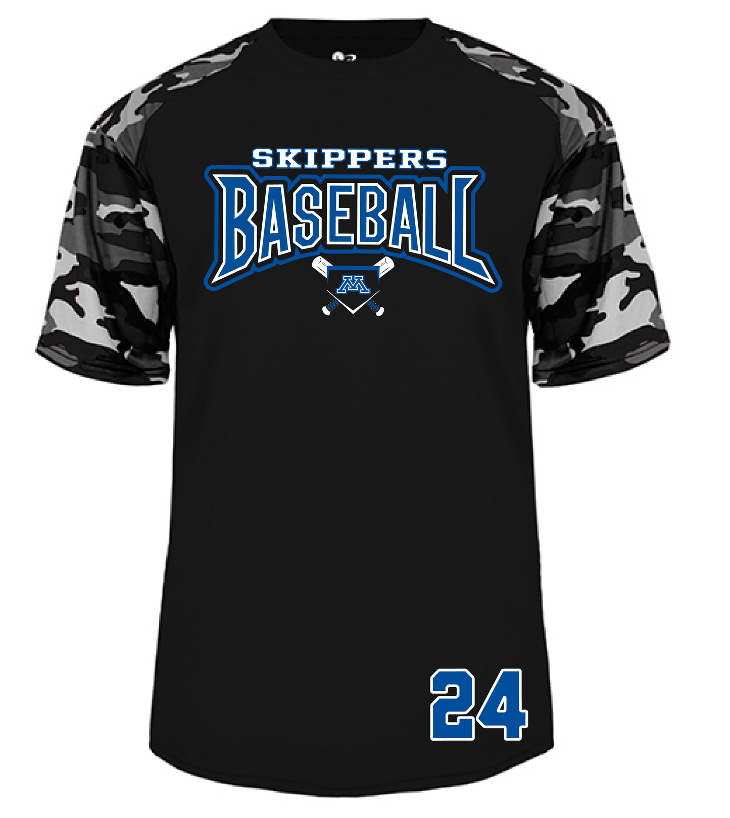 Baseball Men's Camo Sleeve Tee