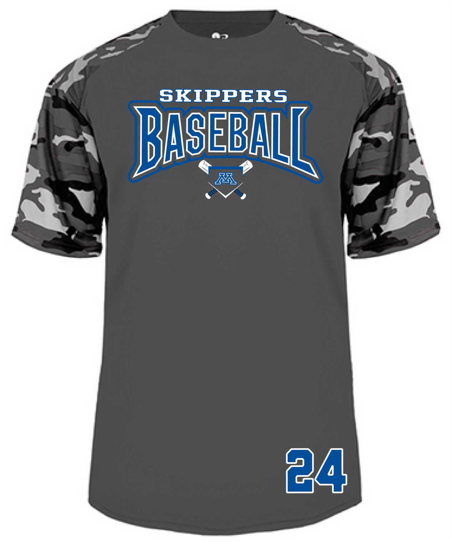 Baseball Men's Camo Sleeve Tee