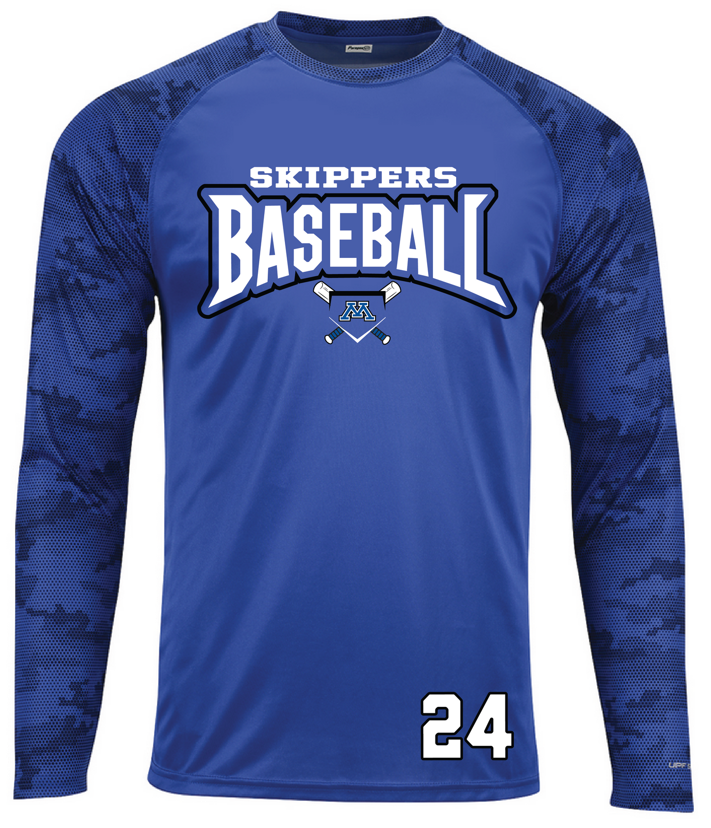 Baseball Men's Camo Long Sleeve Tee