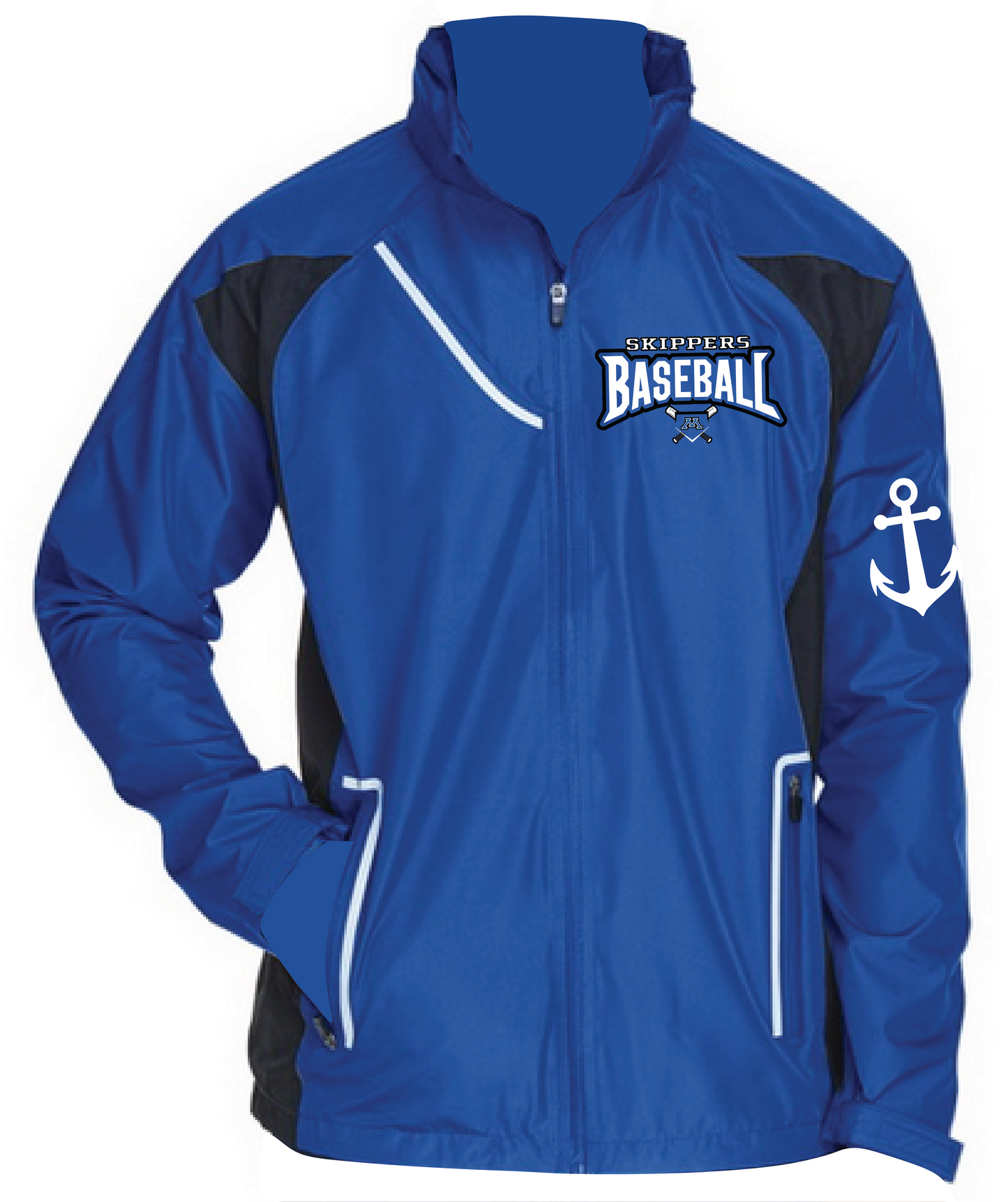 Baseball Men's Full Zip Dominator Heavy Rain Jacket