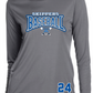 Baseball Women's Solid Color Performance Long Sleeve Tee