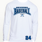 Baseball Men's Solid Color Performance Long Sleeve Tee