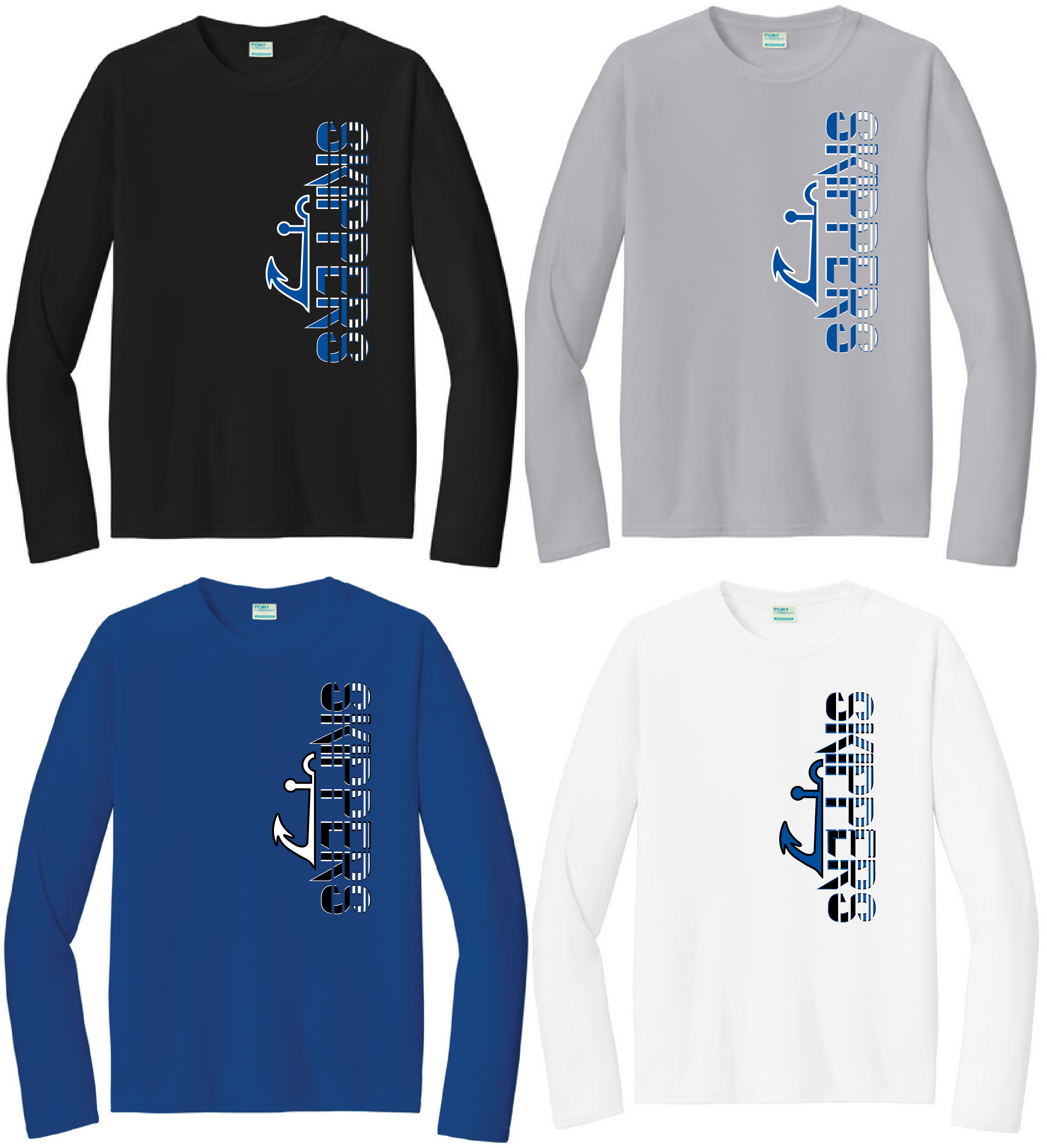Skippers Men's Performance Long Sleeve Tee