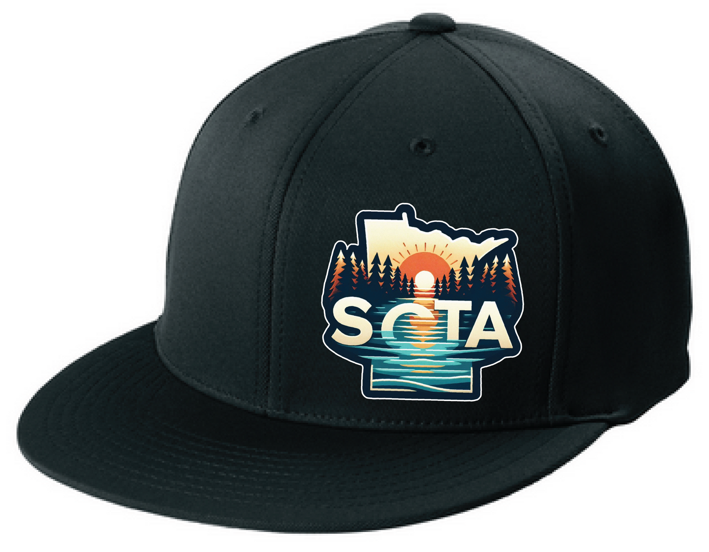 Minnesota Flexfit Flatbill Fitted Hat
