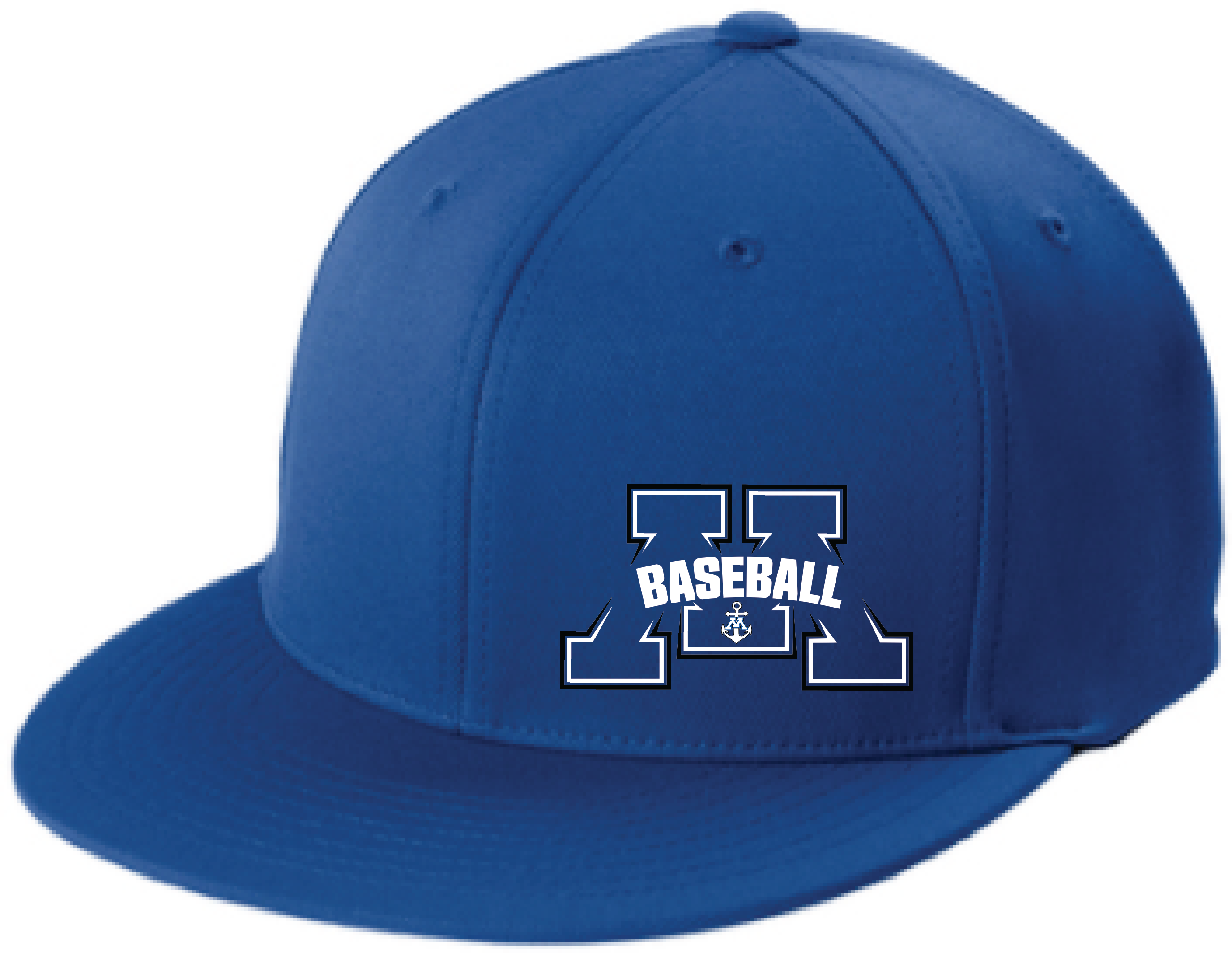 Baseball Flexfit Flatbill Fitted Hat