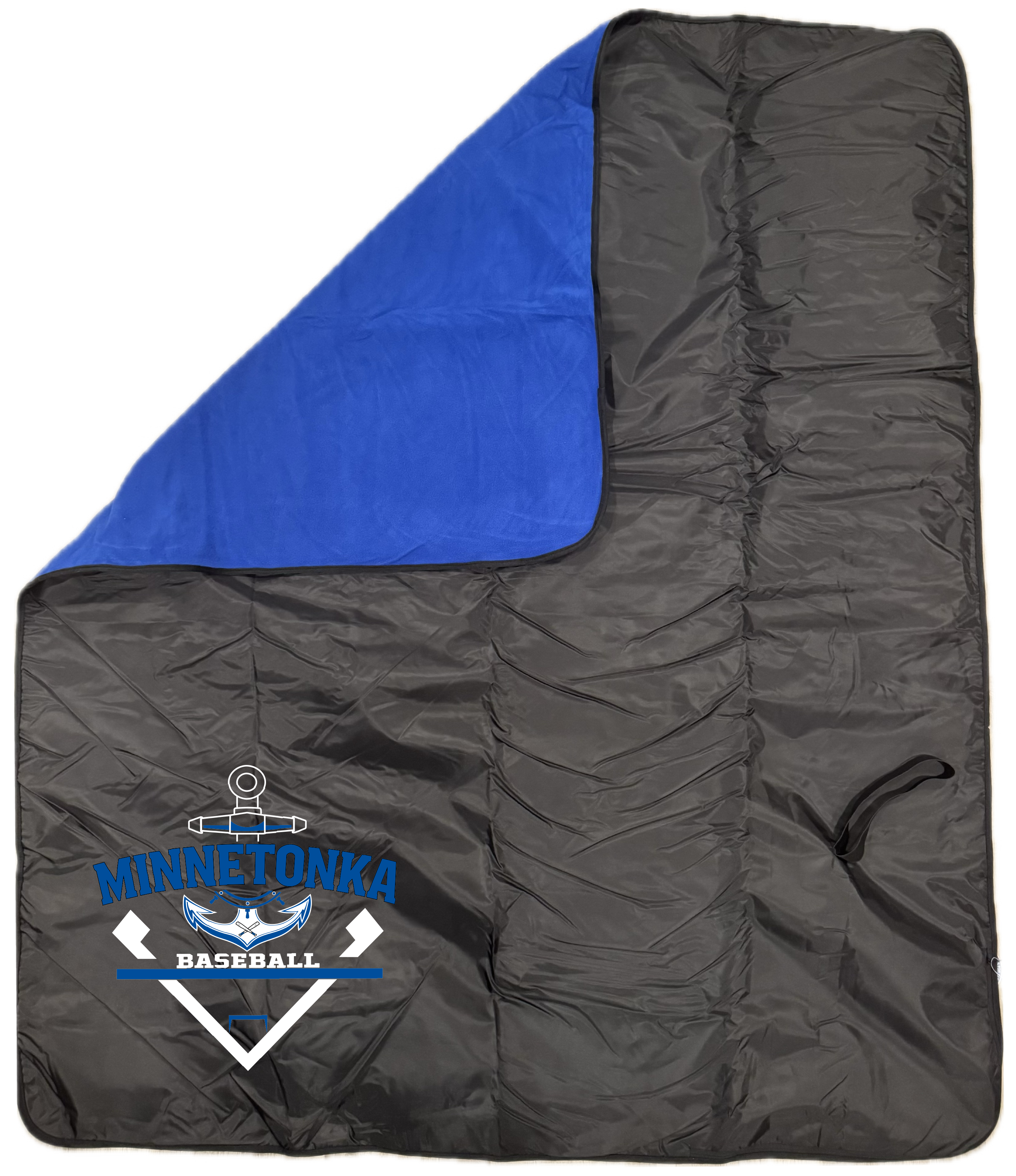 Baseball Game Day Fleece & Polyester Water-Resistant Blanket