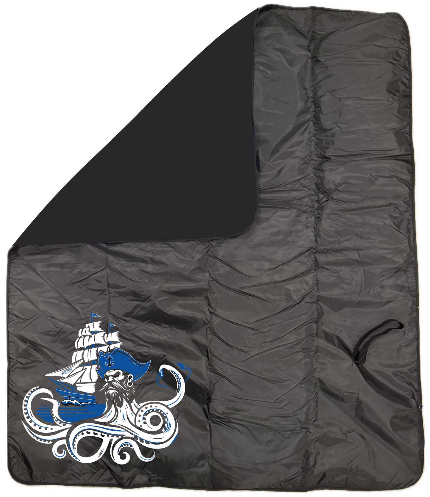 Football Fleece & Water-Resistant Poly Travel Blanket
