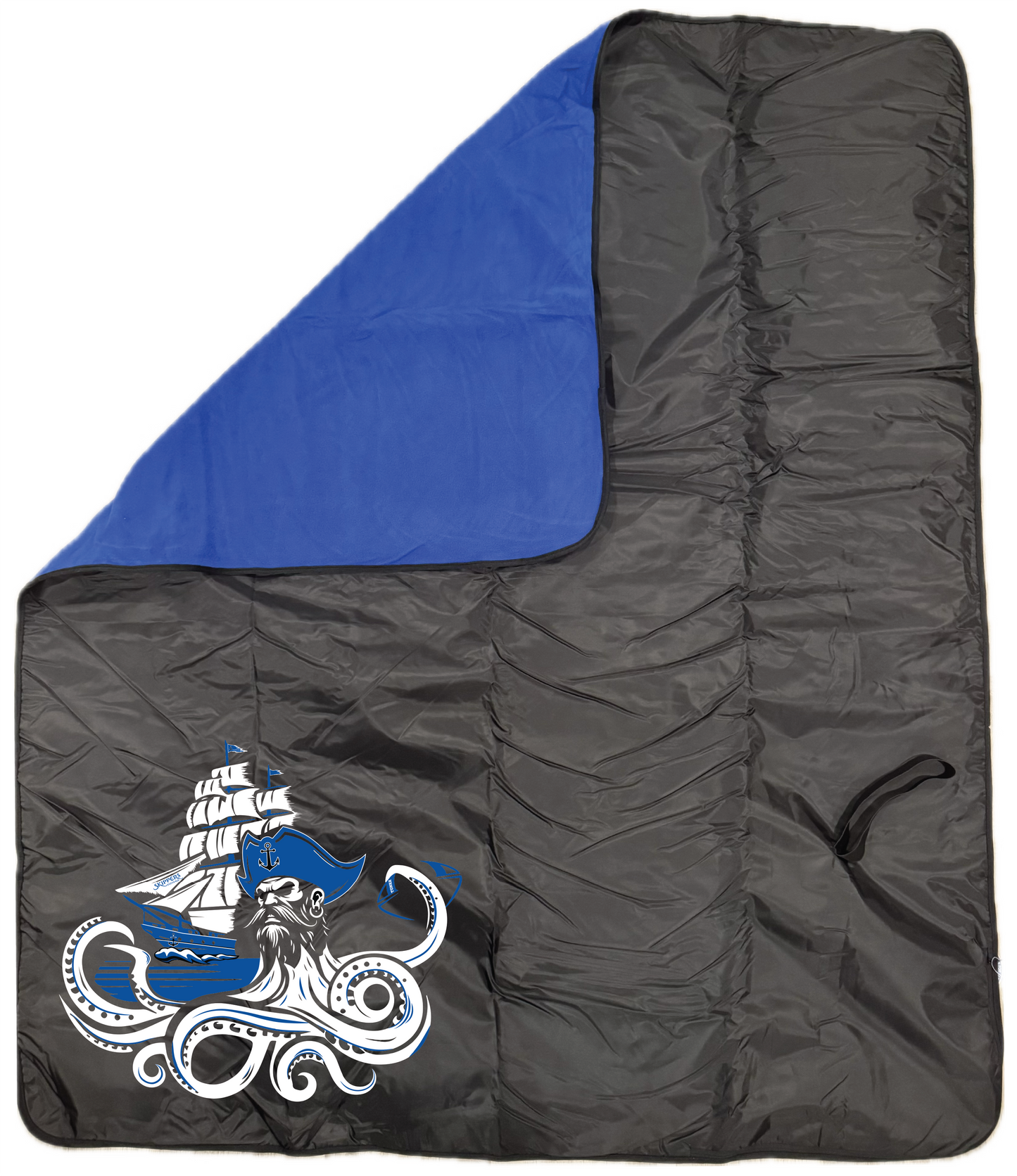 Football Fleece & Water-Resistant Poly Travel Blanket