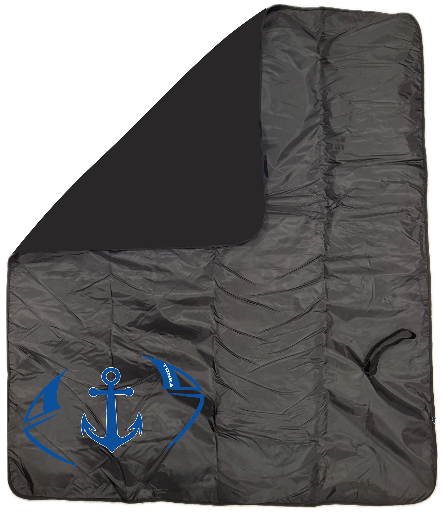 Football Fleece & Water-Resistant Poly Travel Blanket