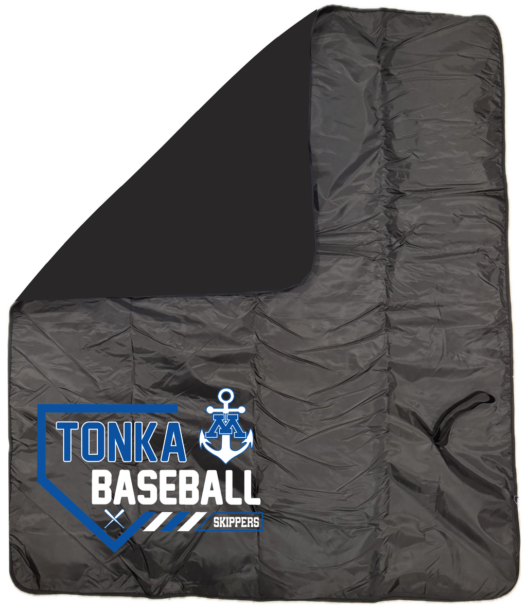 Baseball Game Day Fleece & Polyester Water-Resistant Blanket
