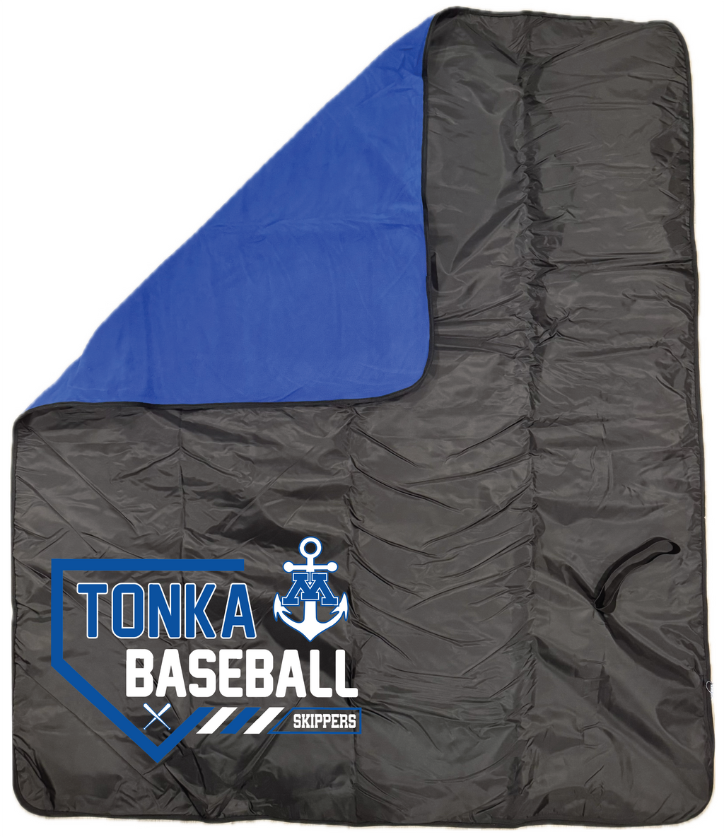 Baseball Game Day Fleece & Polyester Water-Resistant Blanket