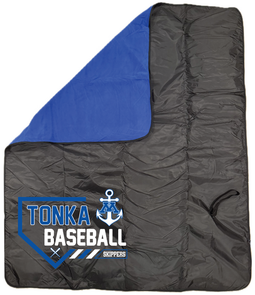 Baseball Game Day Fleece & Polyester Water-Resistant Blanket