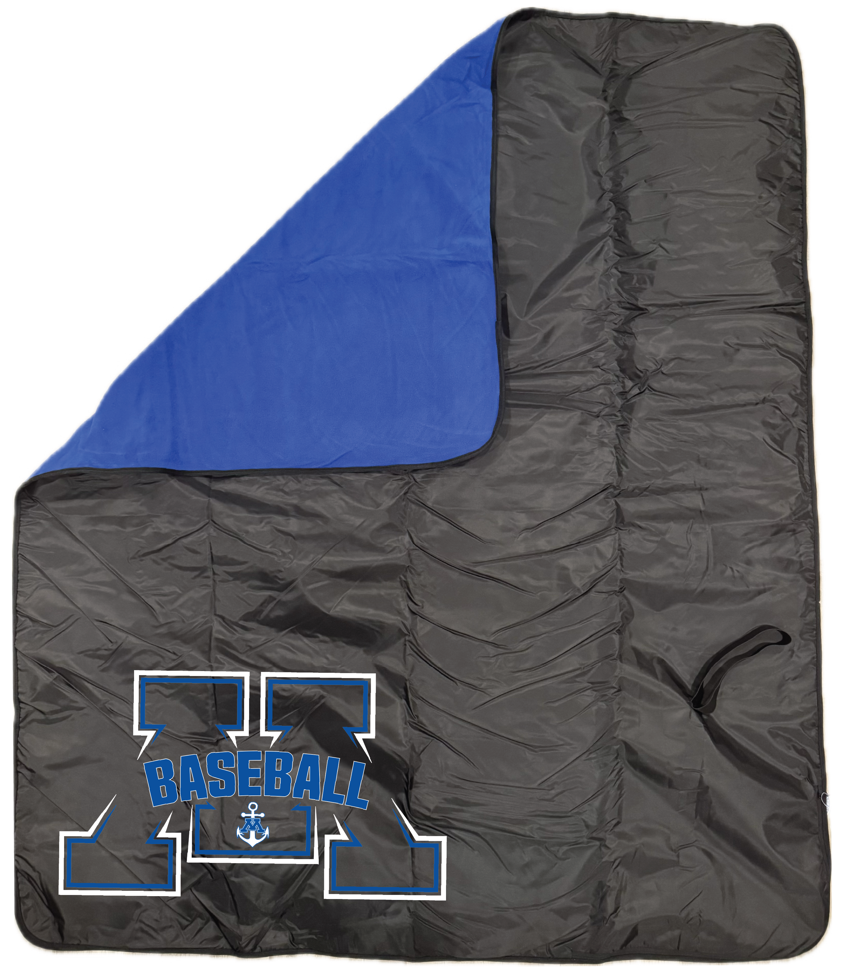 Baseball Game Day Fleece & Polyester Water-Resistant Blanket