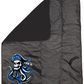 Football Fleece & Water-Resistant Poly Travel Blanket