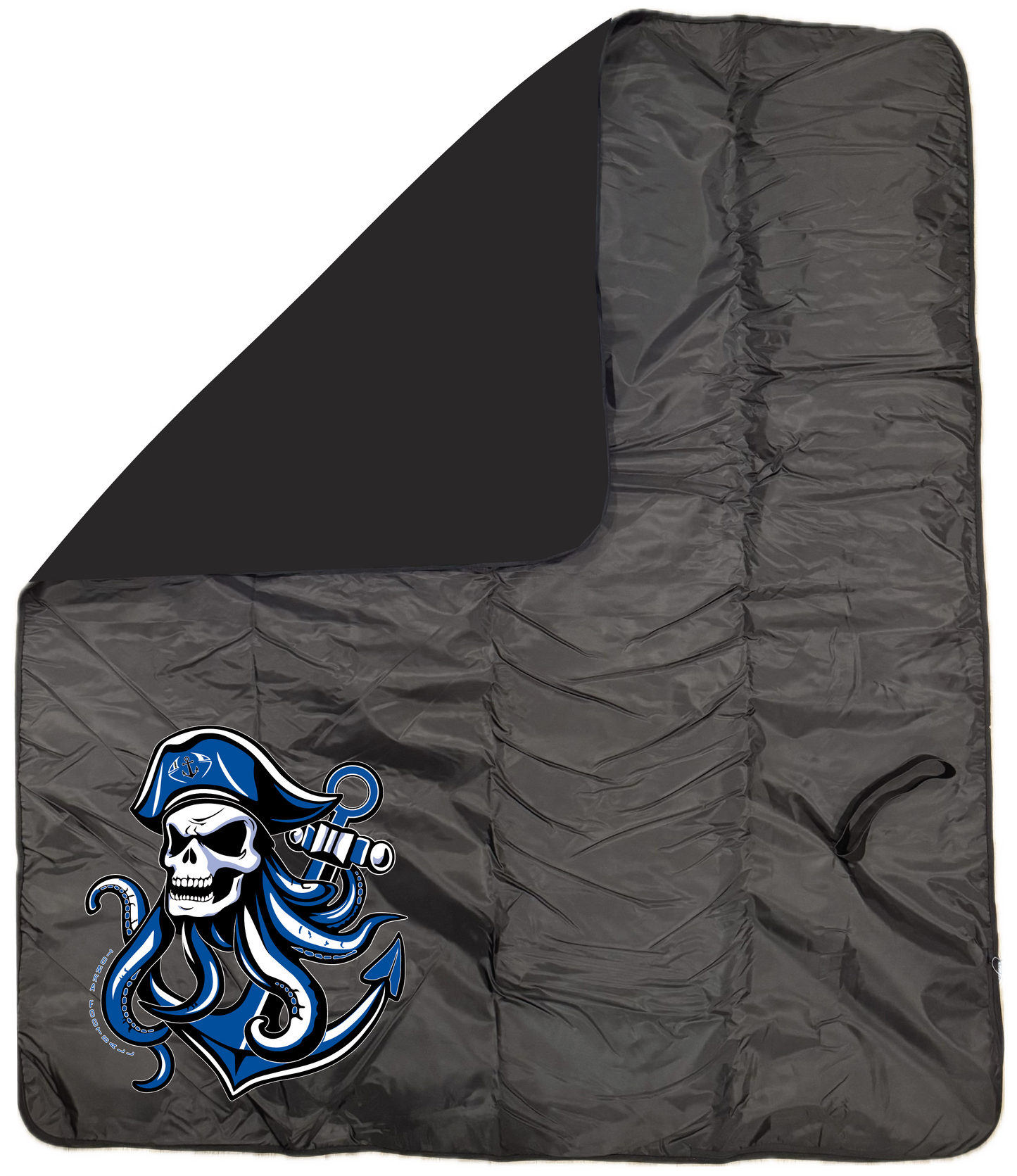 Football Fleece & Water-Resistant Poly Travel Blanket