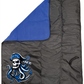 Football Fleece & Water-Resistant Poly Travel Blanket