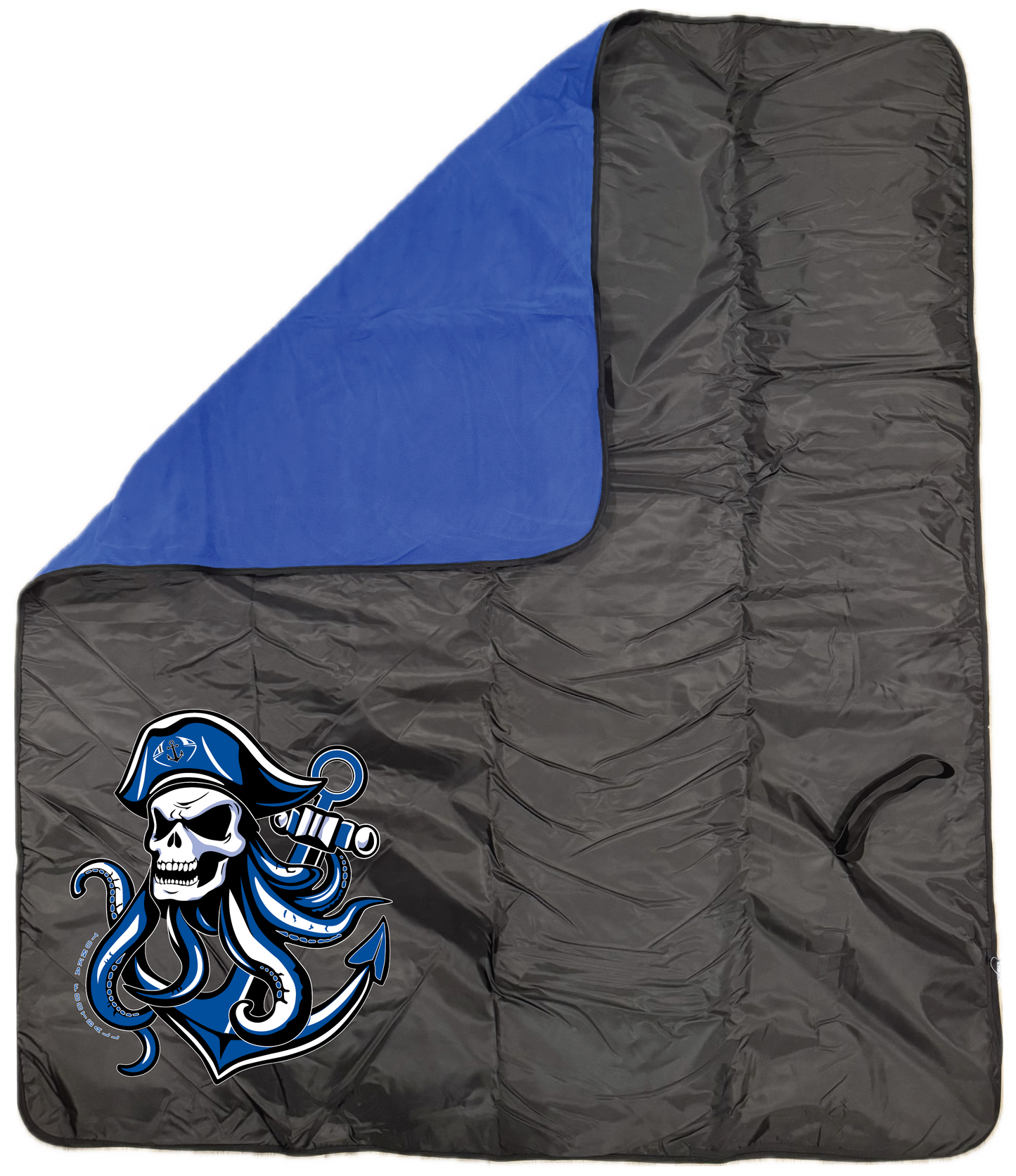 Football Fleece & Water-Resistant Poly Travel Blanket