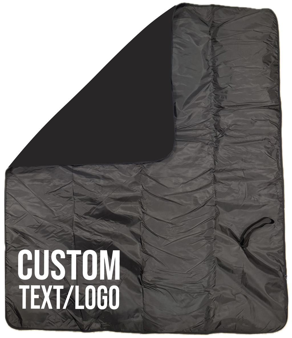 Custom Fleece & Water-Resistant Poly Travel Blanket