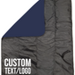 Custom Fleece & Water-Resistant Poly Travel Blanket