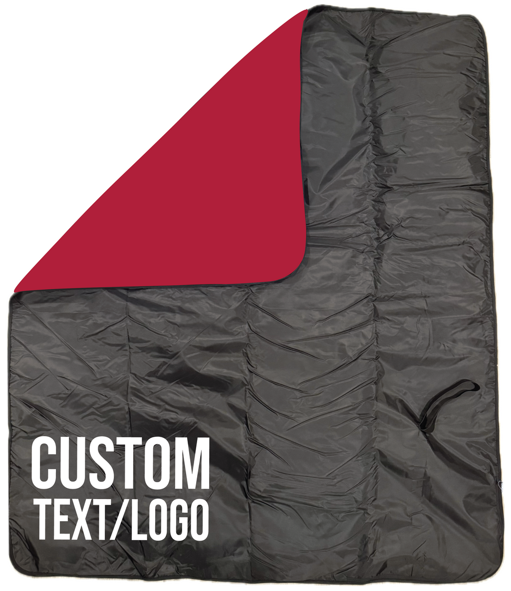 Custom Fleece & Water-Resistant Poly Travel Blanket