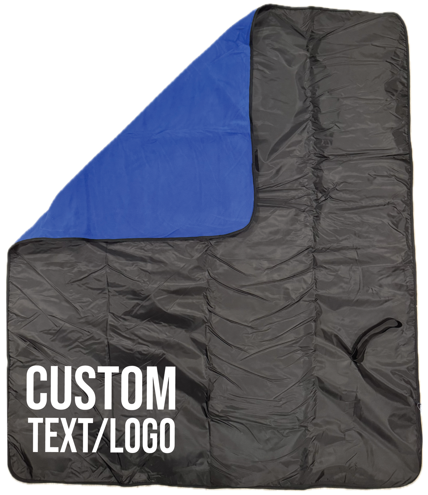 Custom Fleece & Water-Resistant Poly Travel Blanket