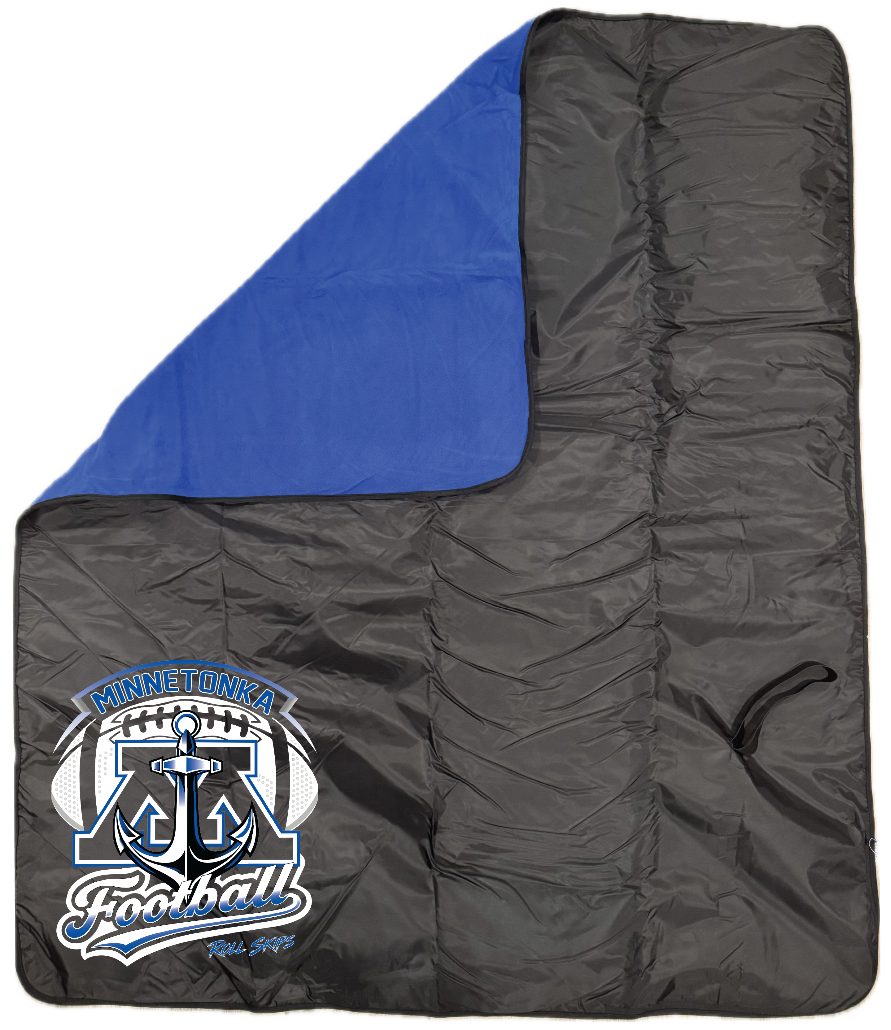 TFA Fleece & Water-Resistant Poly Travel Blanket