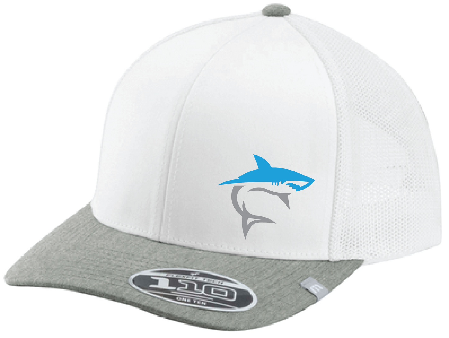 Shark Bait TravisMathew Colorblock Snapback Trucker Hat