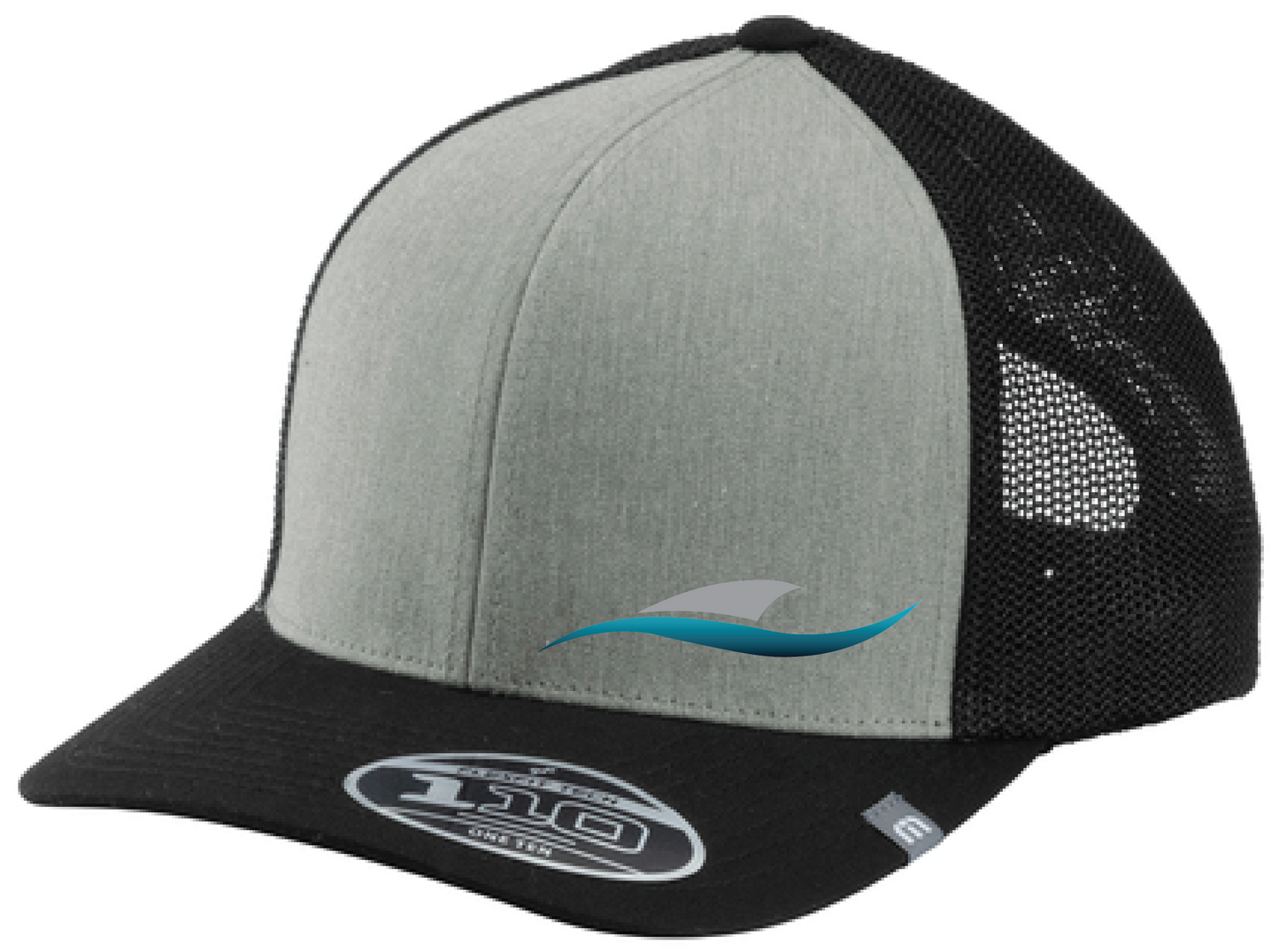 Shark Bait TravisMathew Colorblock Snapback Trucker Hat