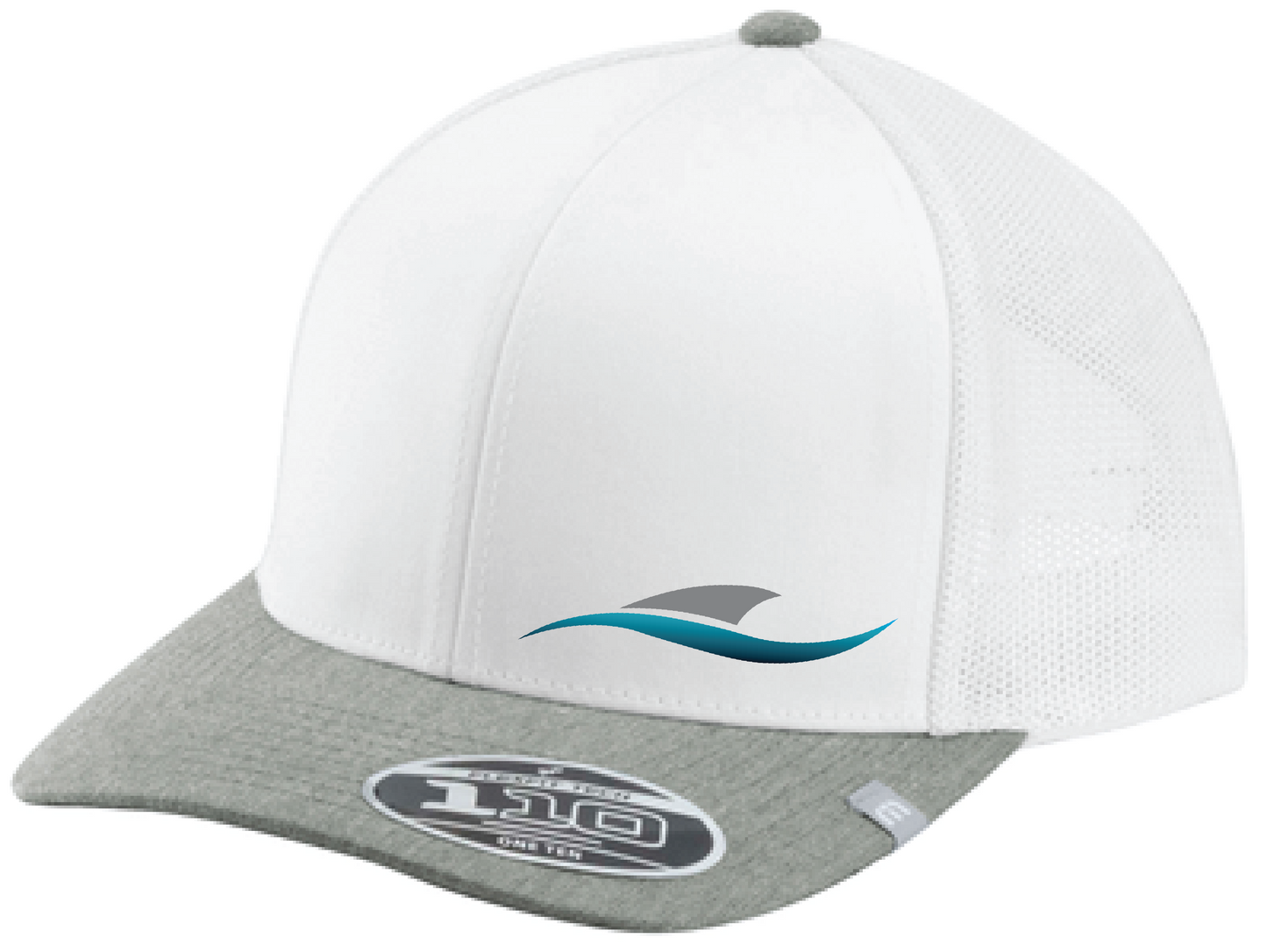 Shark Bait TravisMathew Colorblock Snapback Trucker Hat