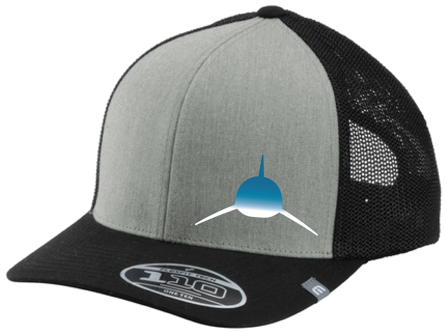 Shark Bait TravisMathew Colorblock Snapback Trucker Hat