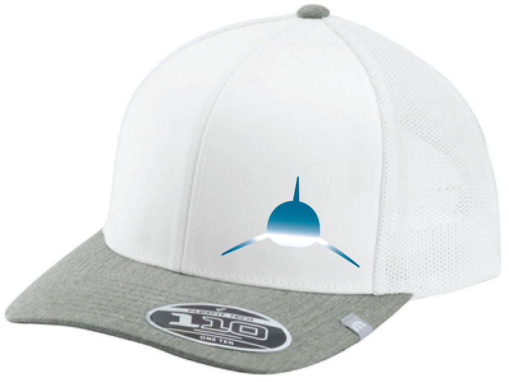Shark Bait TravisMathew Colorblock Snapback Trucker Hat