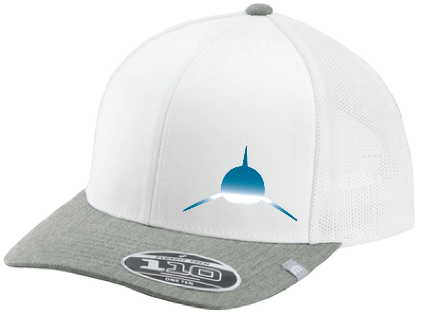 Shark Bait TravisMathew Colorblock Snapback Trucker Hat