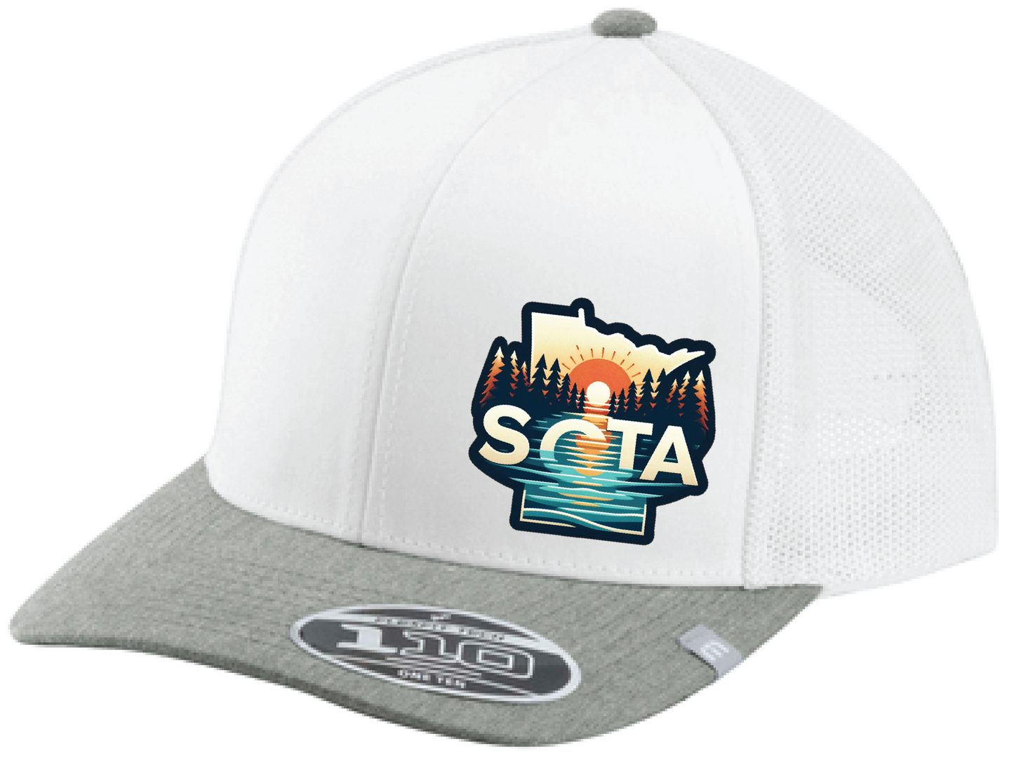 Minnesota TravisMathew Colorblock Snapback Trucker Hat
